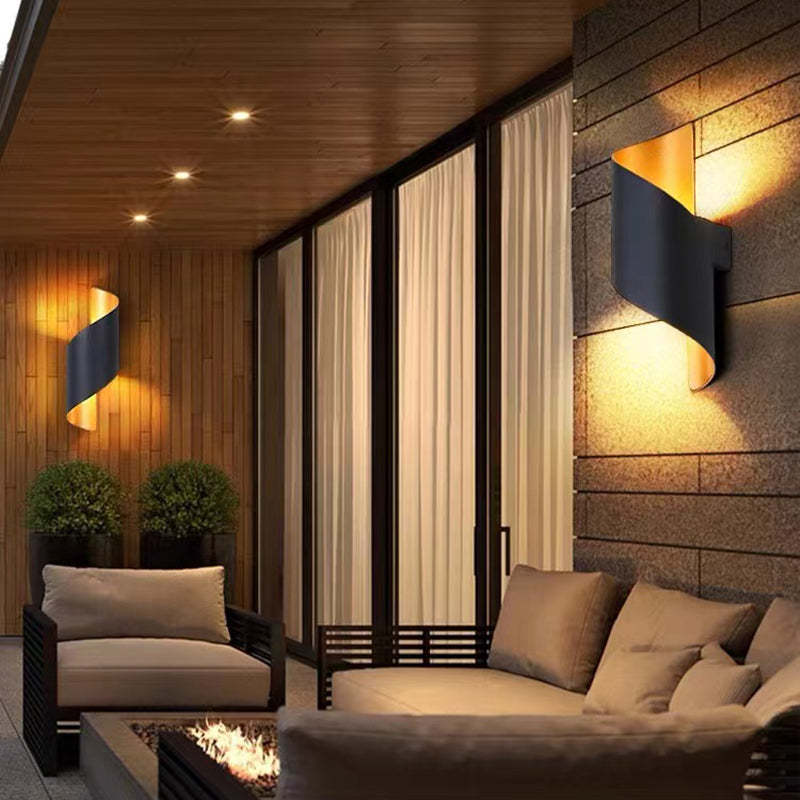 Modern LED Vägglampa Spiral – Stilren & Energieffektiv