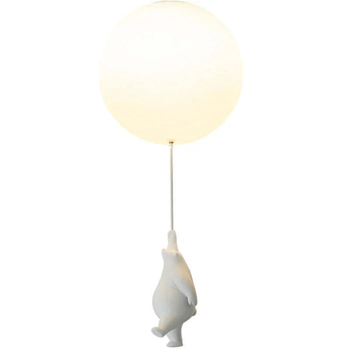 LUMIBEAR Lekfull Pendellampa med Björn & Ballong