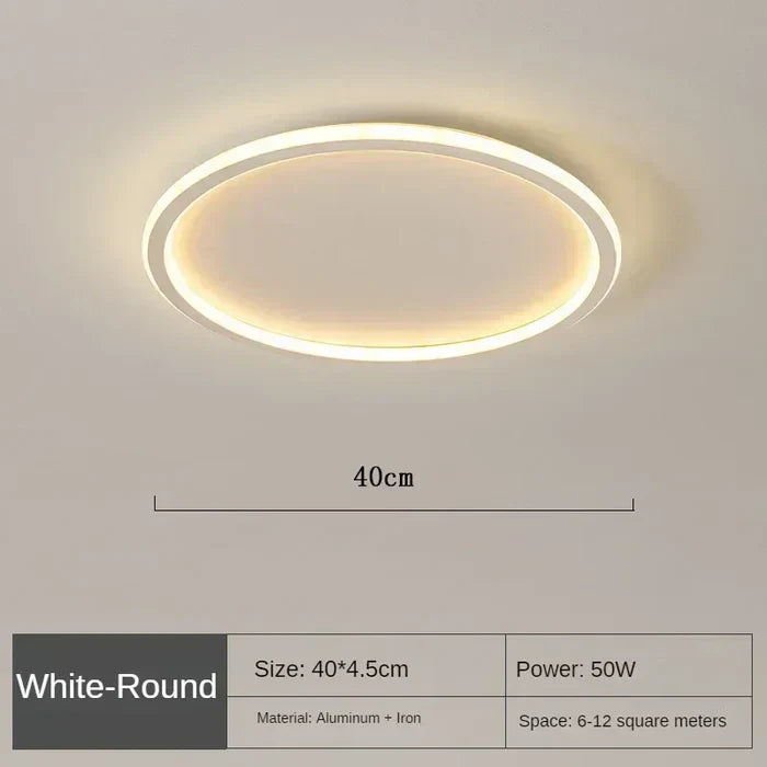 LAMPAN – Elegant Skandinavisk Rund LED Taklampa