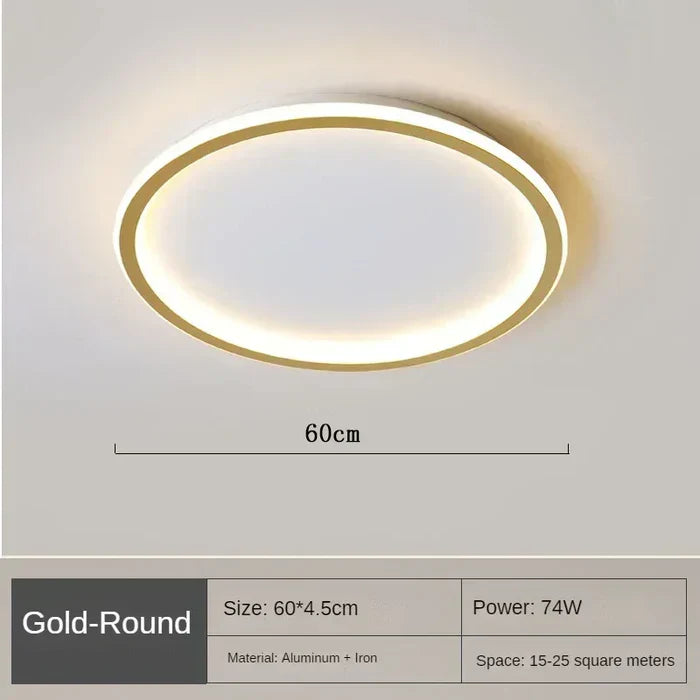 LAMPAN – Elegant Skandinavisk Rund LED Taklampa