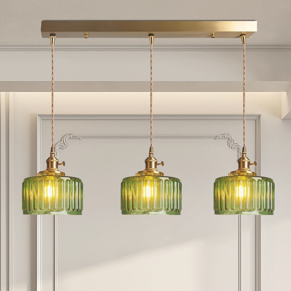 Vintage Kristallpendellampa – Elegant & Justerbar Belysning