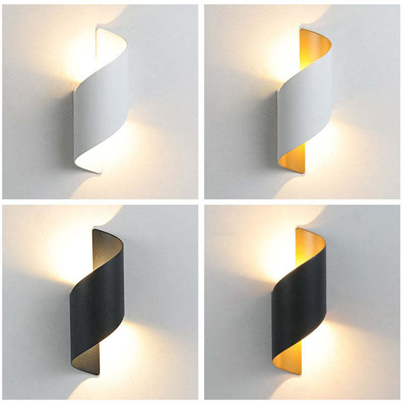 Modern LED Vägglampa Spiral – Stilren & Energieffektiv