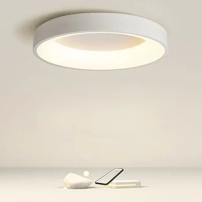 Elegant Skandinavisk Rund LED Taklampa – Modern Belysning