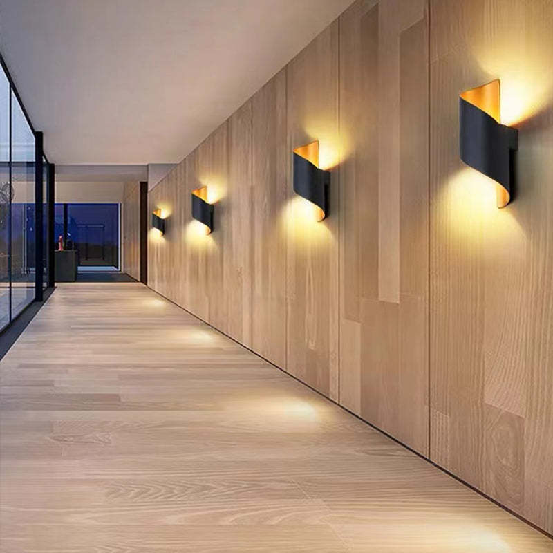 Modern LED Vägglampa Spiral – Stilren & Energieffektiv