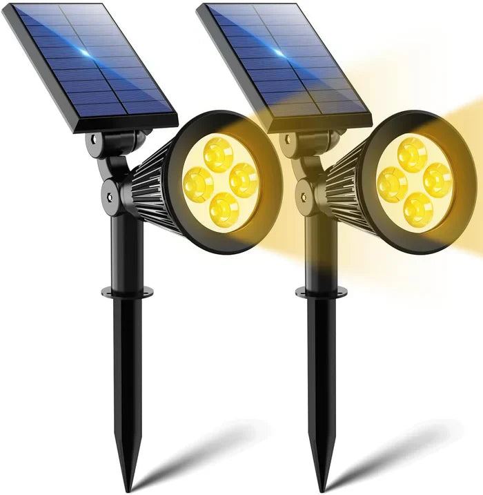 Justerabara Solspotlights för Utomhusbelysning – Effektiv & Elegant Solenergi