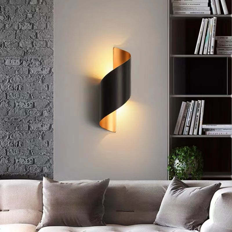 Modern LED Vägglampa Spiral – Stilren & Energieffektiv