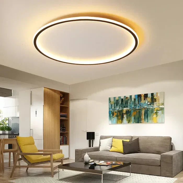 LAMPAN – Elegant Skandinavisk Rund LED Taklampa
