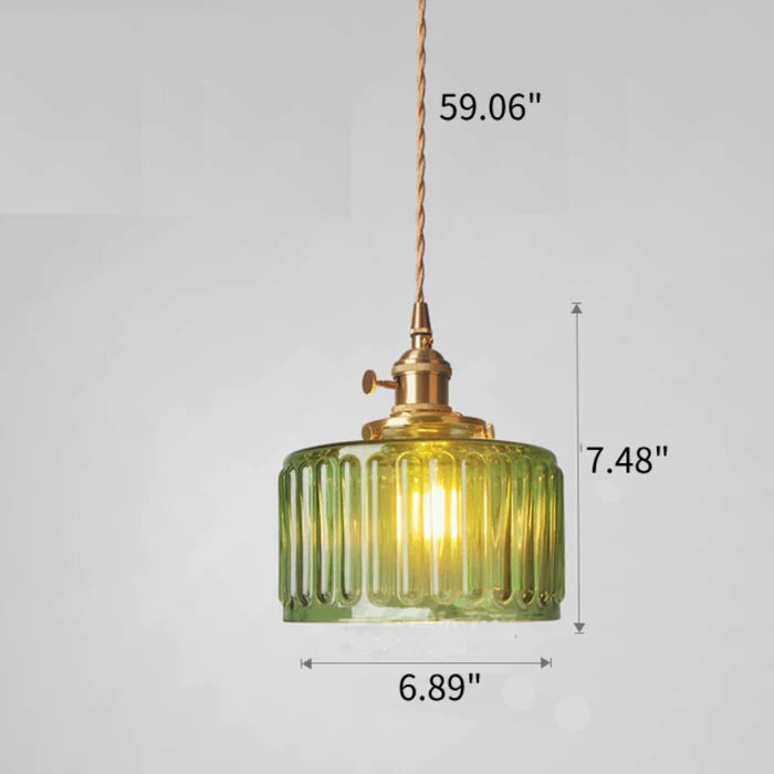 Vintage Kristallpendellampa – Elegant & Justerbar Belysning