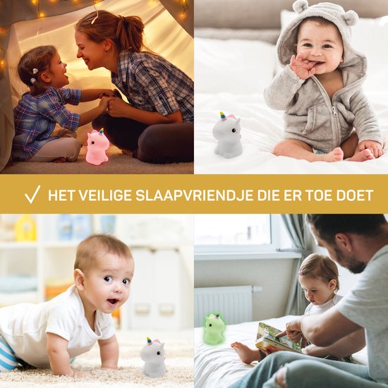 Magisk Enhörnings Nattlampa för Barnrum