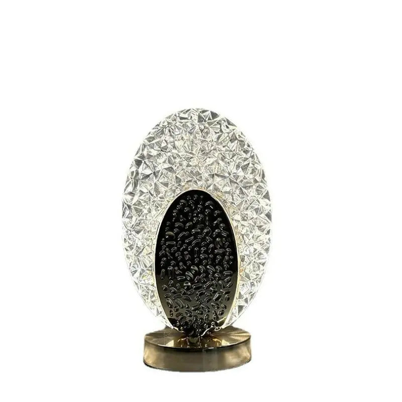 Elegant Trådlös Påfågel Bordslampa LED