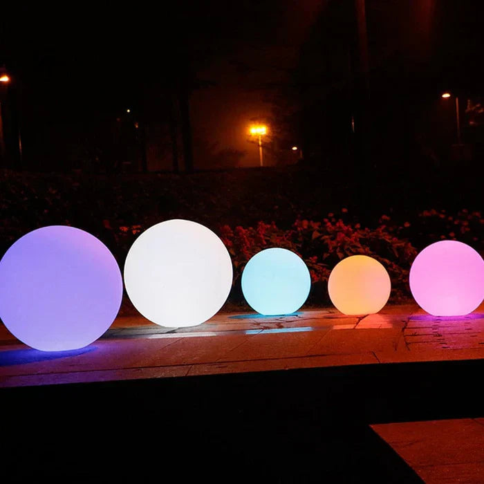 Magisk LED Trädgårdsbelysning – Sfärisk Lampa