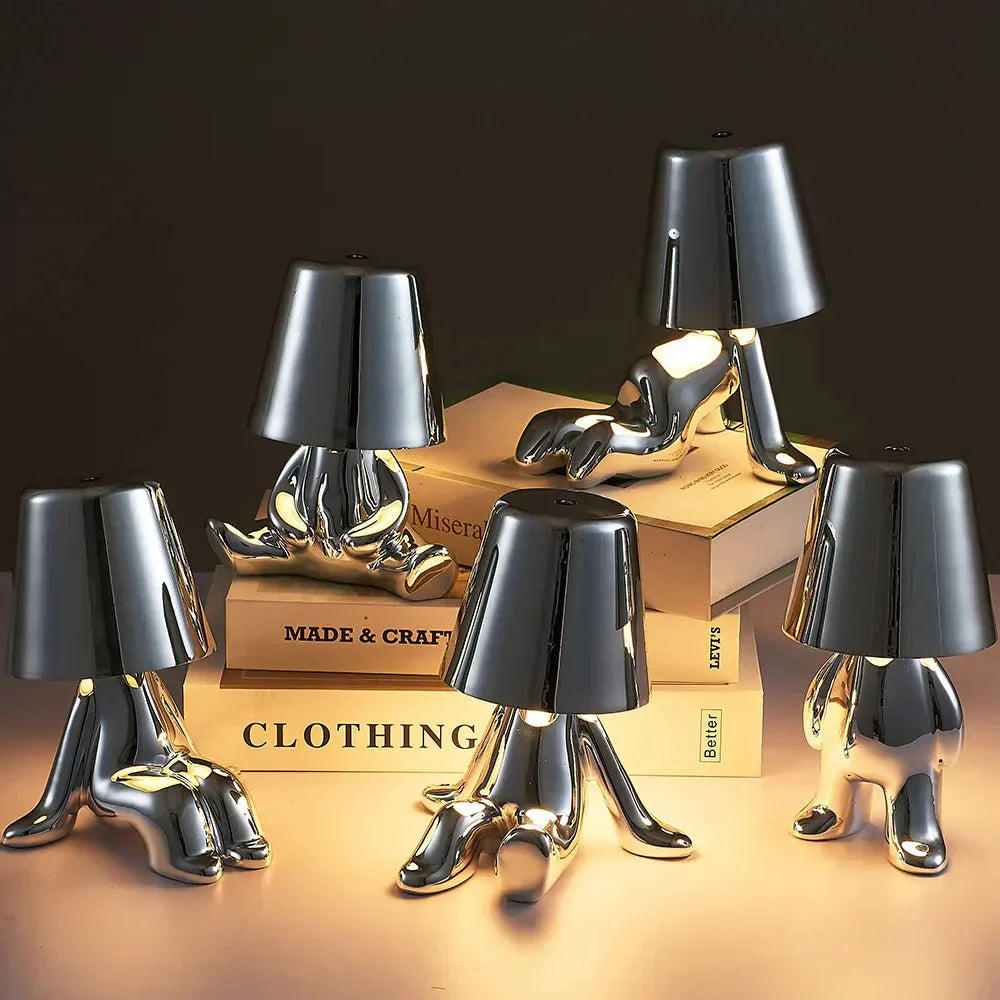 GlowCraft USB-uppladdningsbar Bordslampa – Mysigt LED-ljus