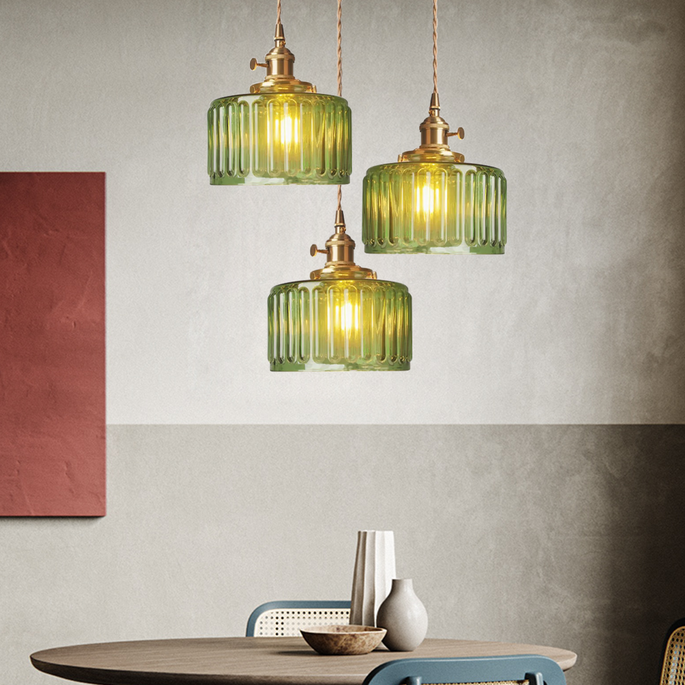 Vintage Kristallpendellampa – Elegant & Justerbar Belysning