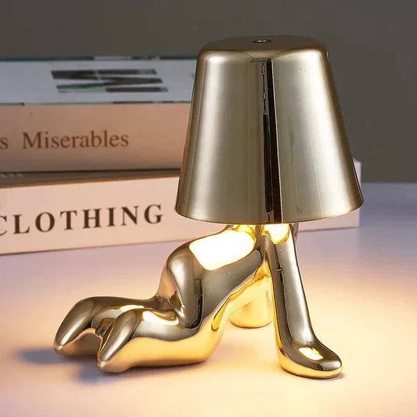 GlowCraft USB-uppladdningsbar Bordslampa – Mysigt LED-ljus
