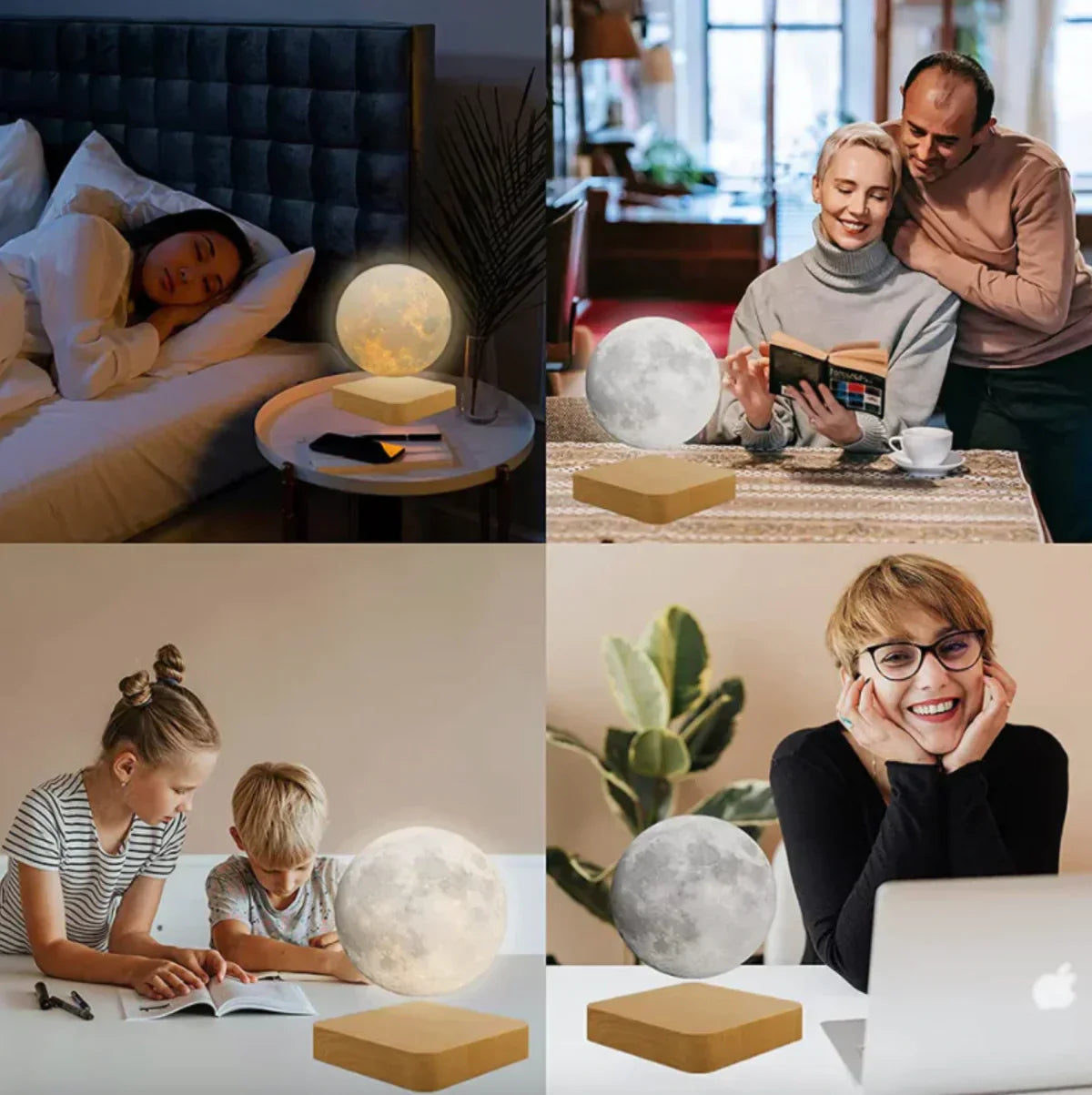 LUNARIS Flytande Månlampa – Magisk Belysning