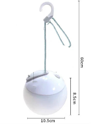 Retro USB-uppladdningsbar campinglampa med starkt ljus