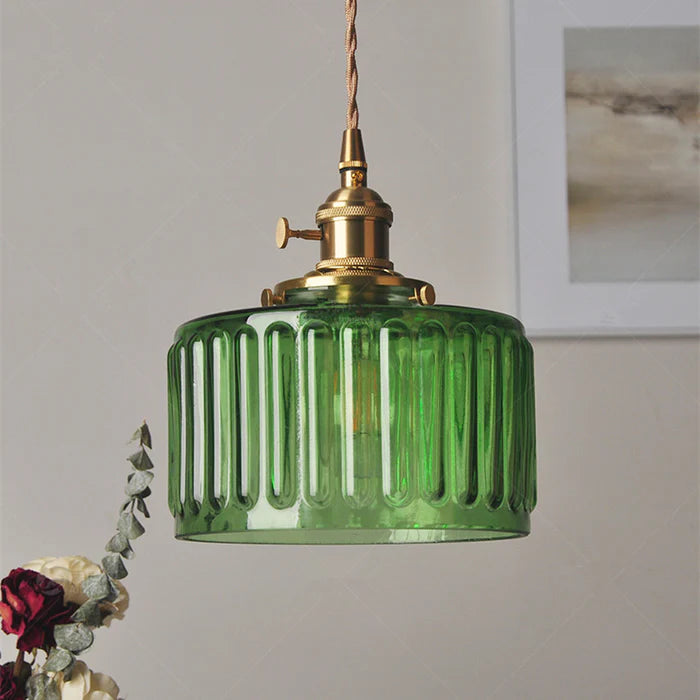 Vintage Kristallpendellampa – Elegant & Justerbar Belysning
