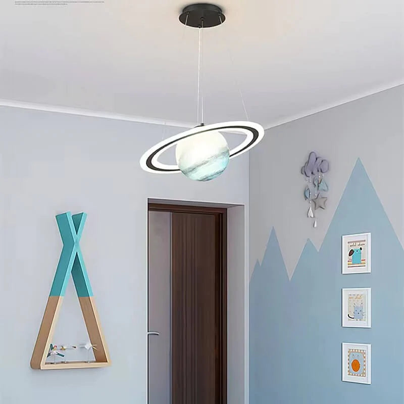 GALAXIA LED Pendellampa – Barnrum Planeter