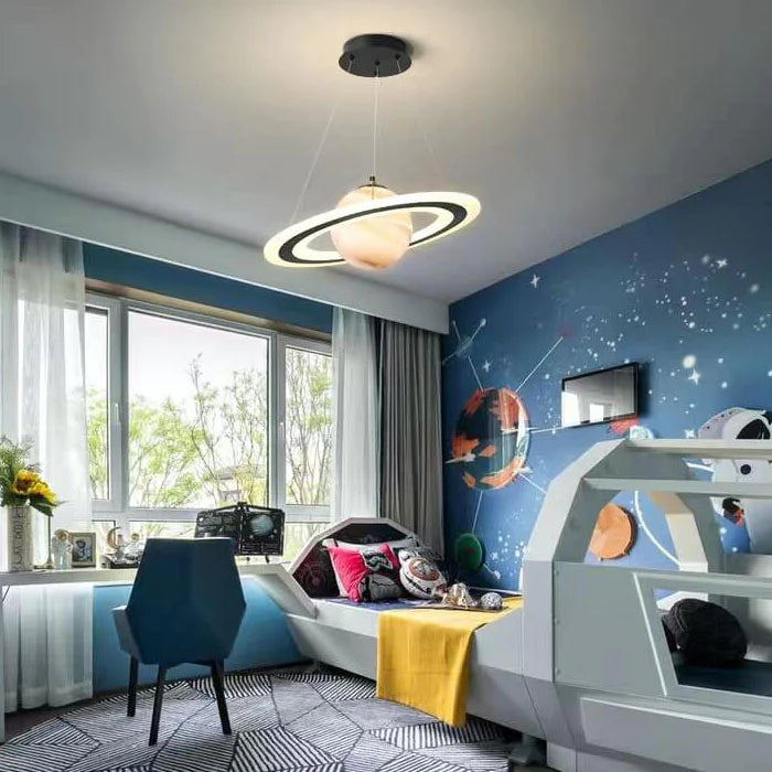 GALAXIA LED Pendellampa – Barnrum Planeter