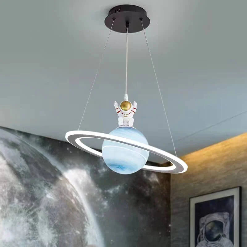 GALAXIA LED Pendellampa – Barnrum Planeter