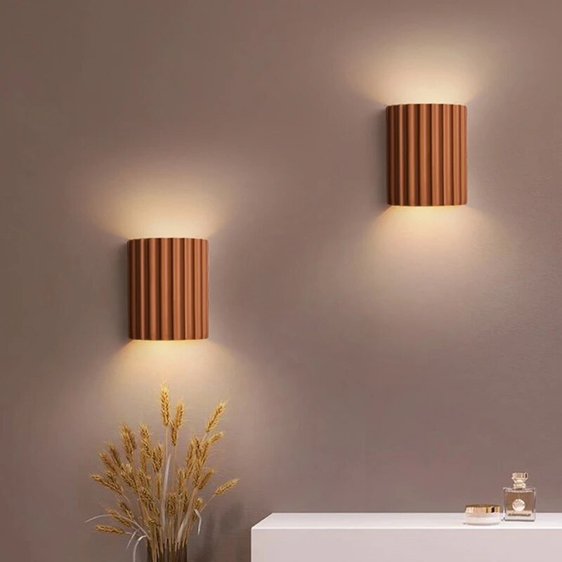 Modern Resin Vägglampa – Stilfull LED-belysning
