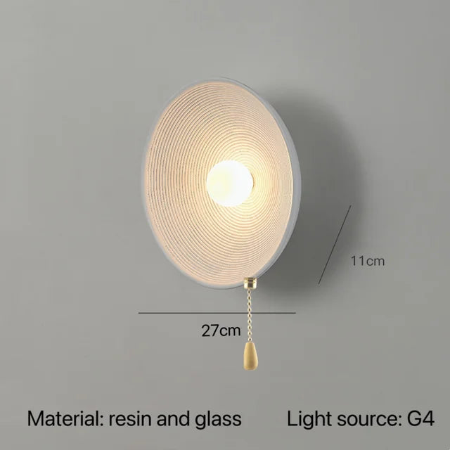 Serenitet Japansk Vägglampa – Elegant & Lugnande