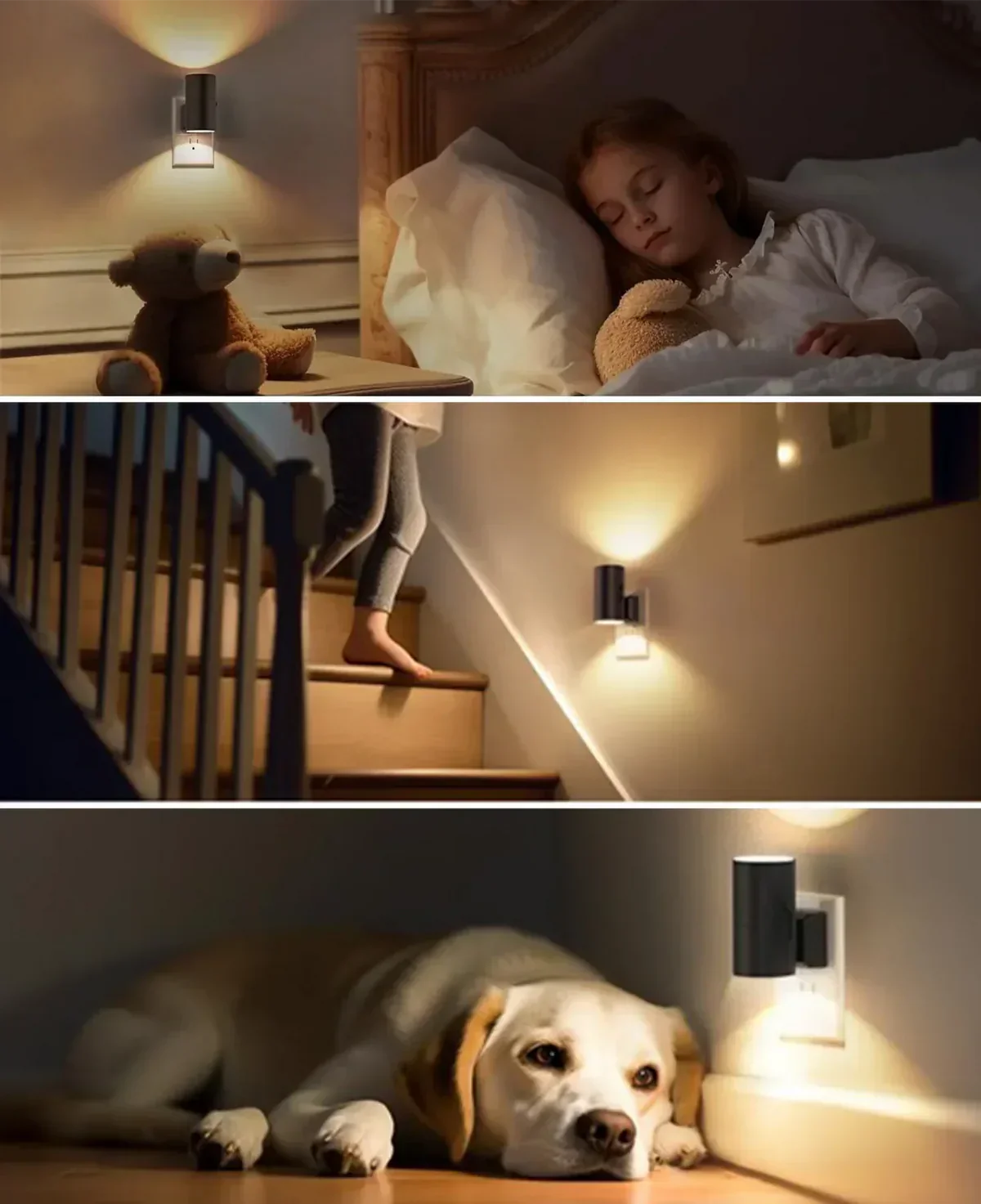 Förtrollande Vägglampa med Smart Dagsensor