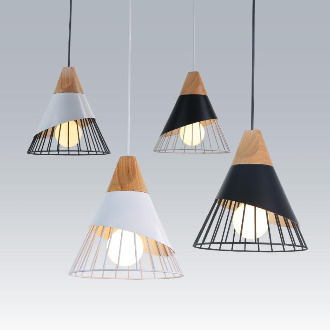 LUMINOUS NORDIC – Stilren Industriell Pendellampa Trä