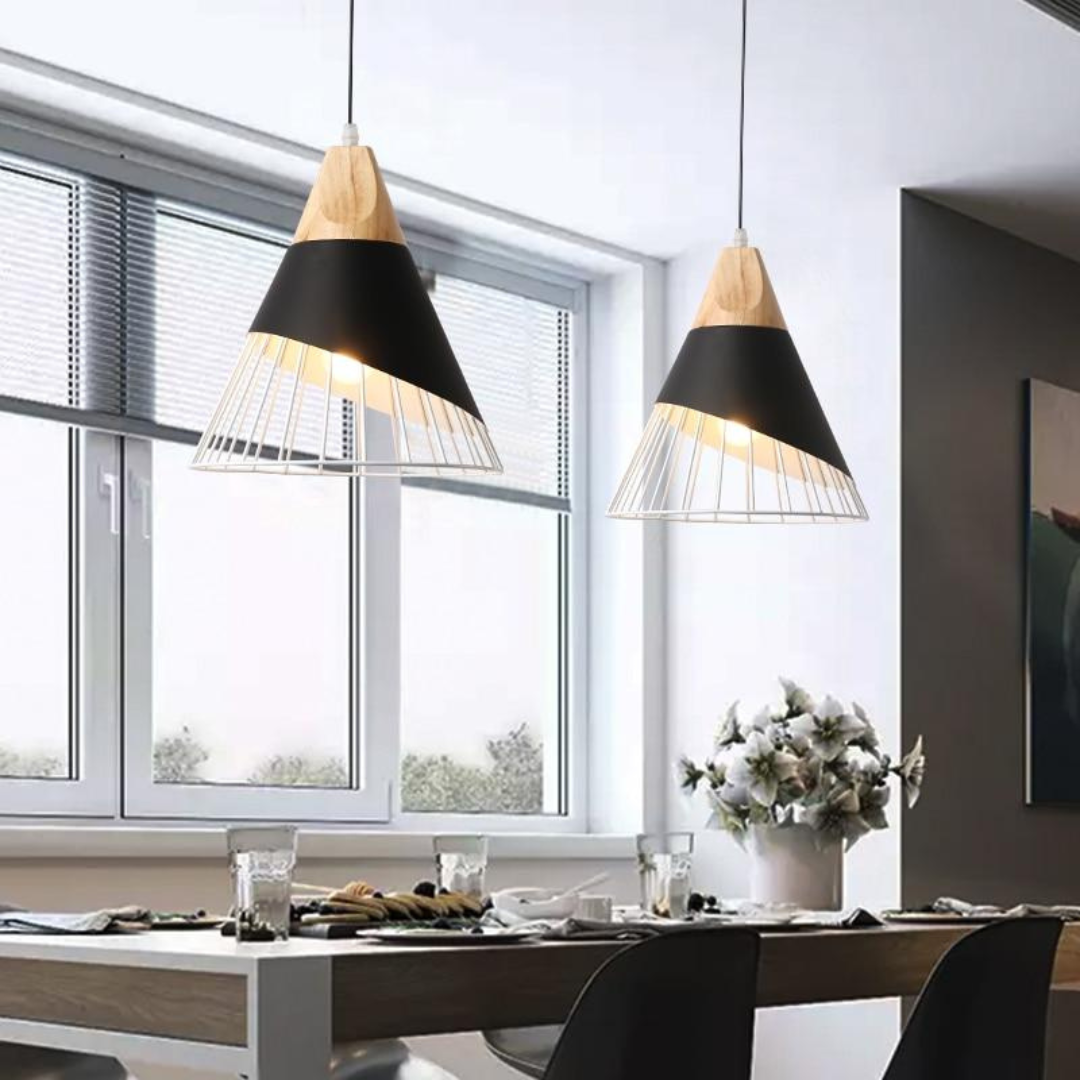 LUMINOUS NORDIC – Stilren Industriell Pendellampa Trä