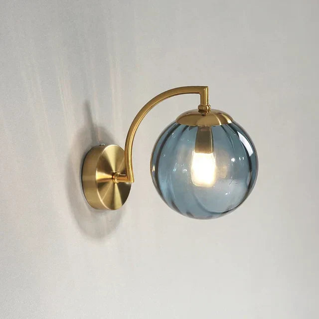 Elegant Modern Glas Vägglampa – Stilren Belysning