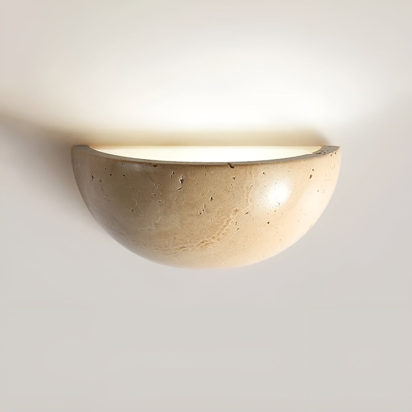 Elegant Wabi-Sabi Vägglampa med Mjuk LED