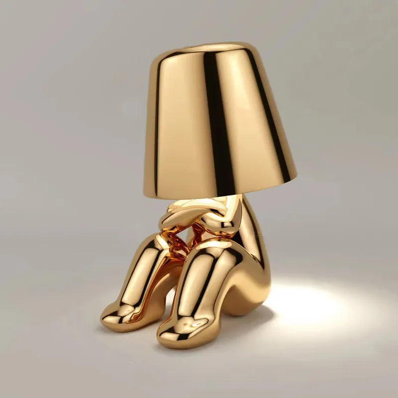GlowCraft USB-uppladdningsbar Bordslampa – Mysigt LED-ljus