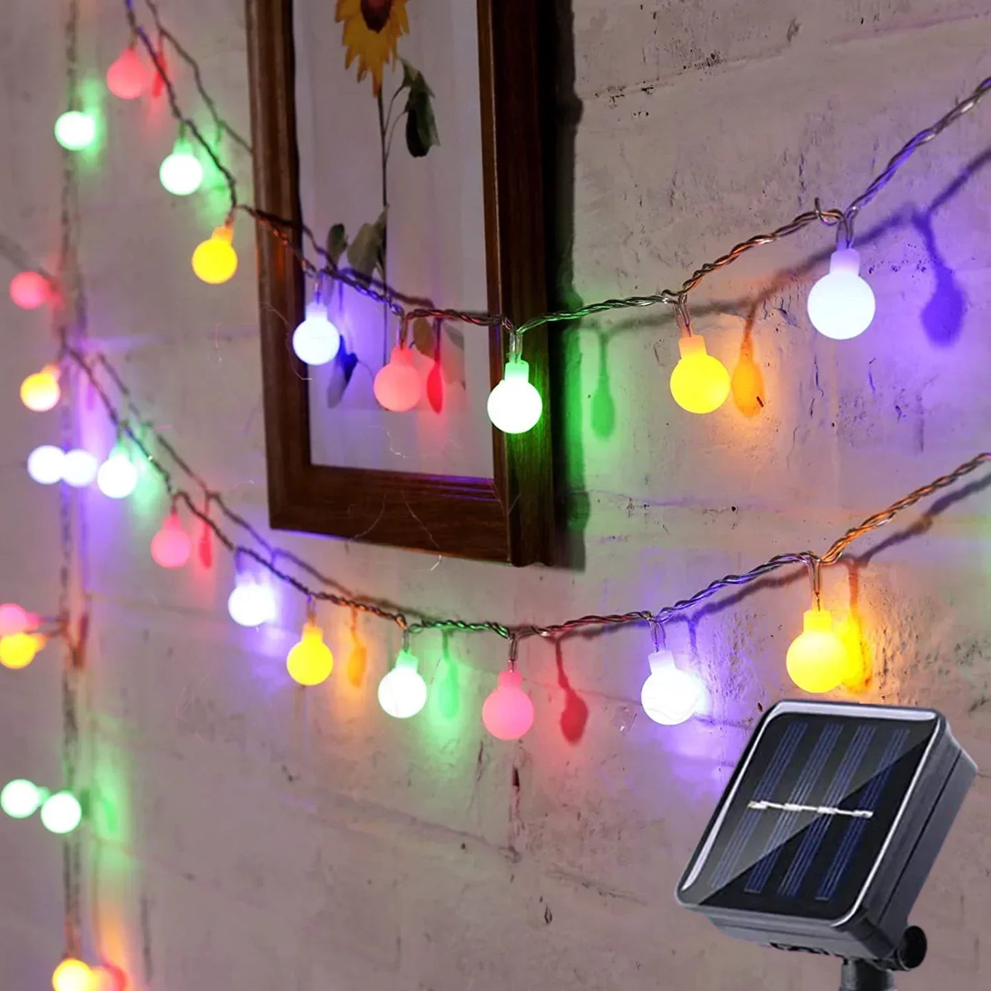 Solenergidrivna LED-partylampor för magisk stämning