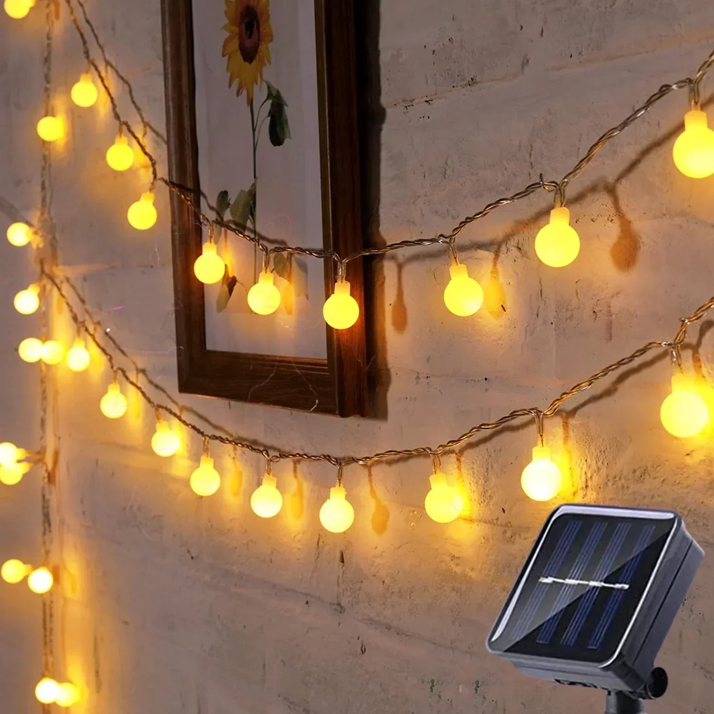 Solenergidrivna LED-partylampor för magisk stämning
