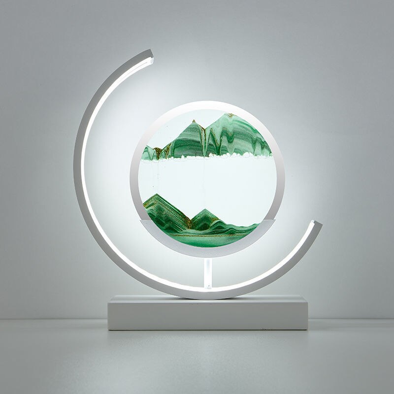 Abyss 3D Sand Skål Bordslampa – Avkopplande LED-design