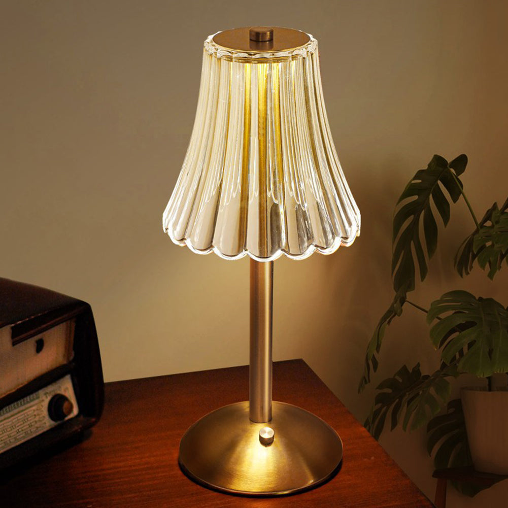 Elegant Retro LED Bordslampa – Justerbar & Uppladdningsbar
