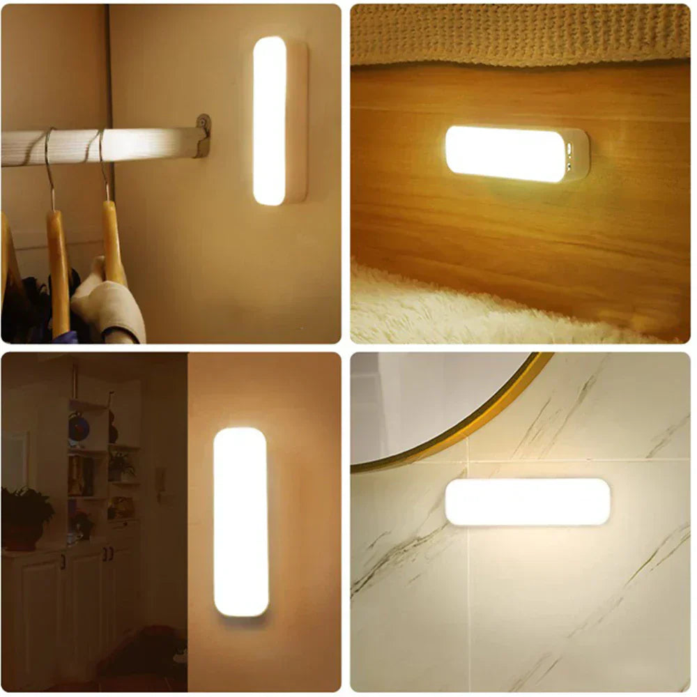Smart Rörelsesensor Vägglampa – USB-laddningsbar Komfort