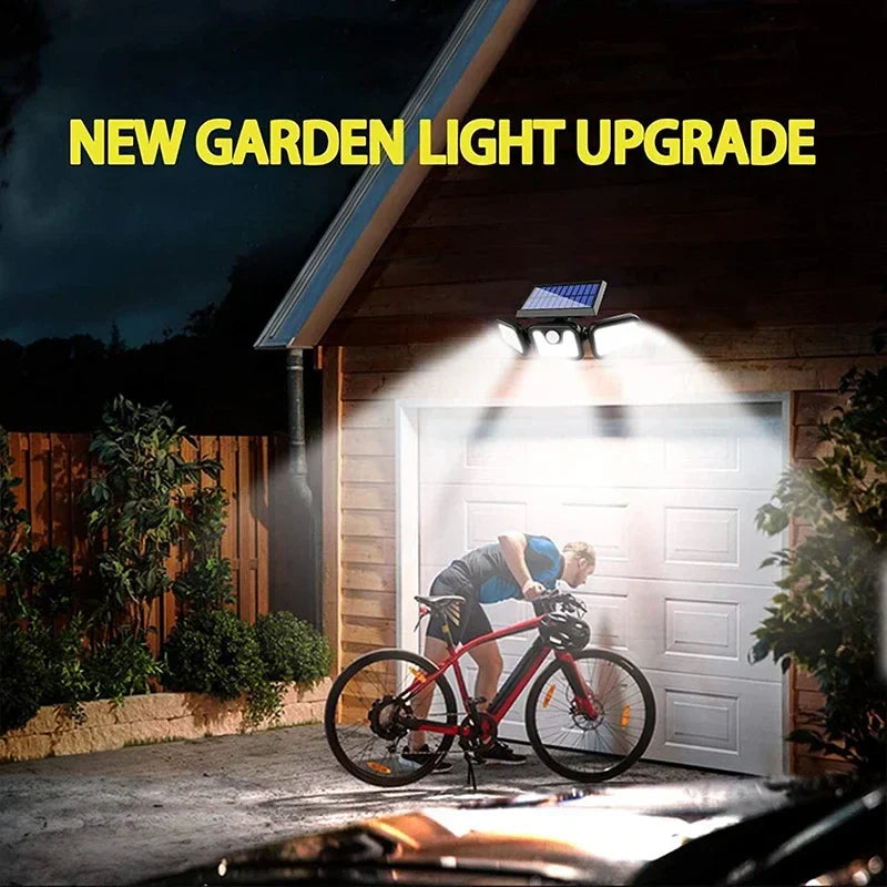 Miljövänlig Solvägglampa med Rörelsesensor