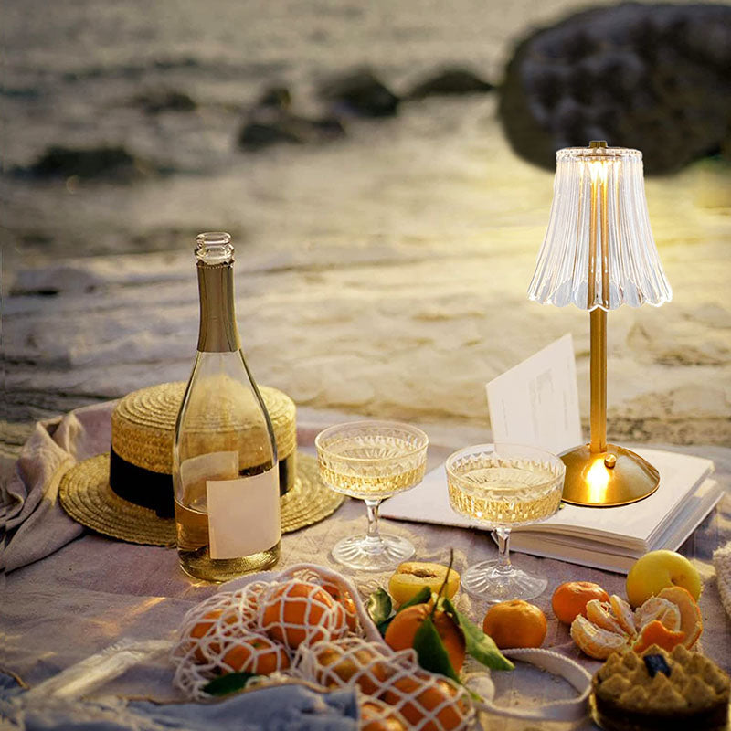 Elegant Retro LED Bordslampa – Justerbar & Uppladdningsbar