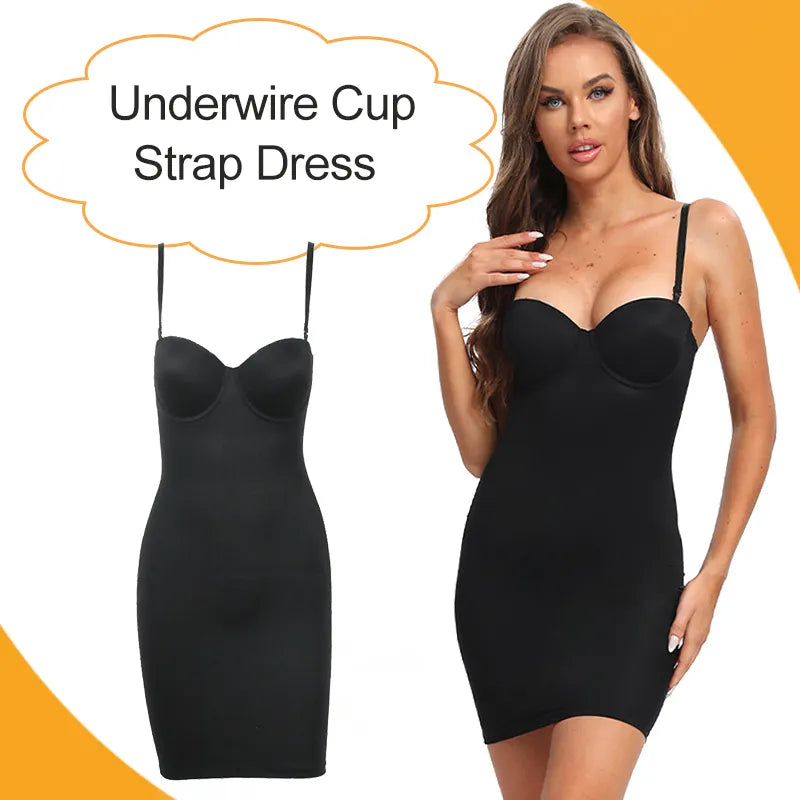 Sömlös Nude Body Shaper Klänning – Figursmickrande & Bekväm