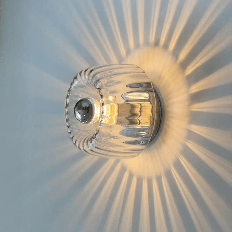 Elegant Bauhaus Vägglampa – Stilren Glasarmatur