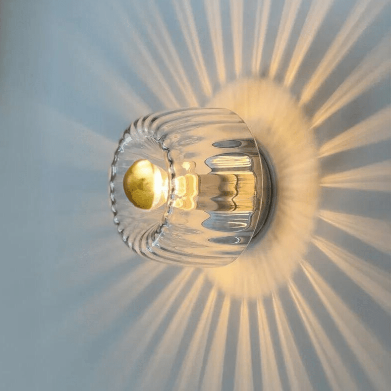 Elegant Bauhaus Vägglampa – Stilren Glasarmatur