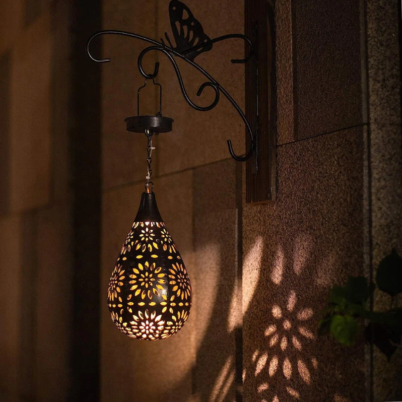 Solcellsdriven Elegant Hängande Lampa Utomhus