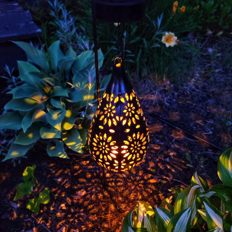 Solcellsdriven Elegant Hängande Lampa Utomhus