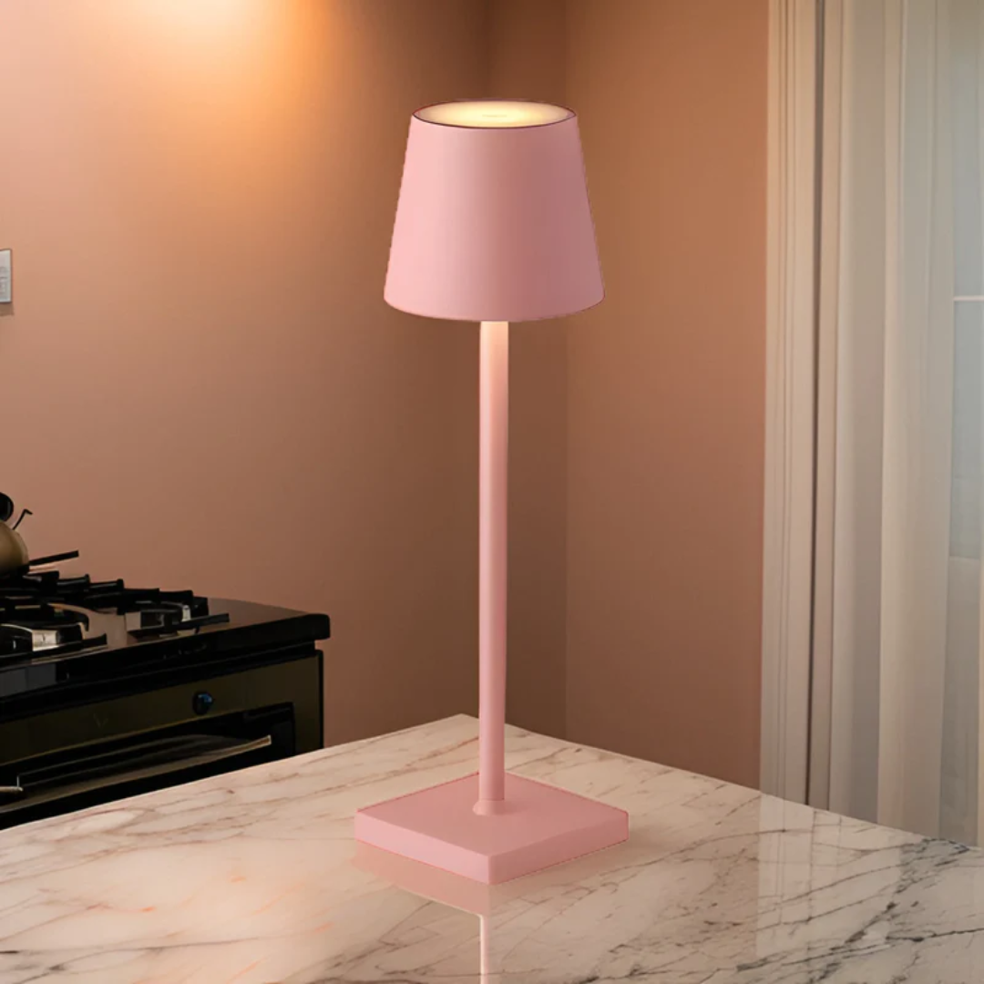 Elegant Trådlös Uppladdningsbar Bordslampa – Skandinavisk Design