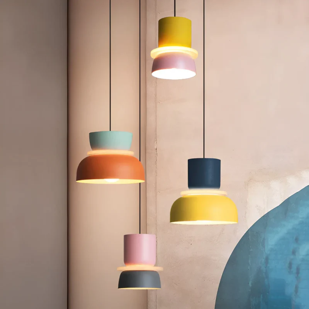 Färgglad LED Pendellampa – Stilfull & Energieffektiv