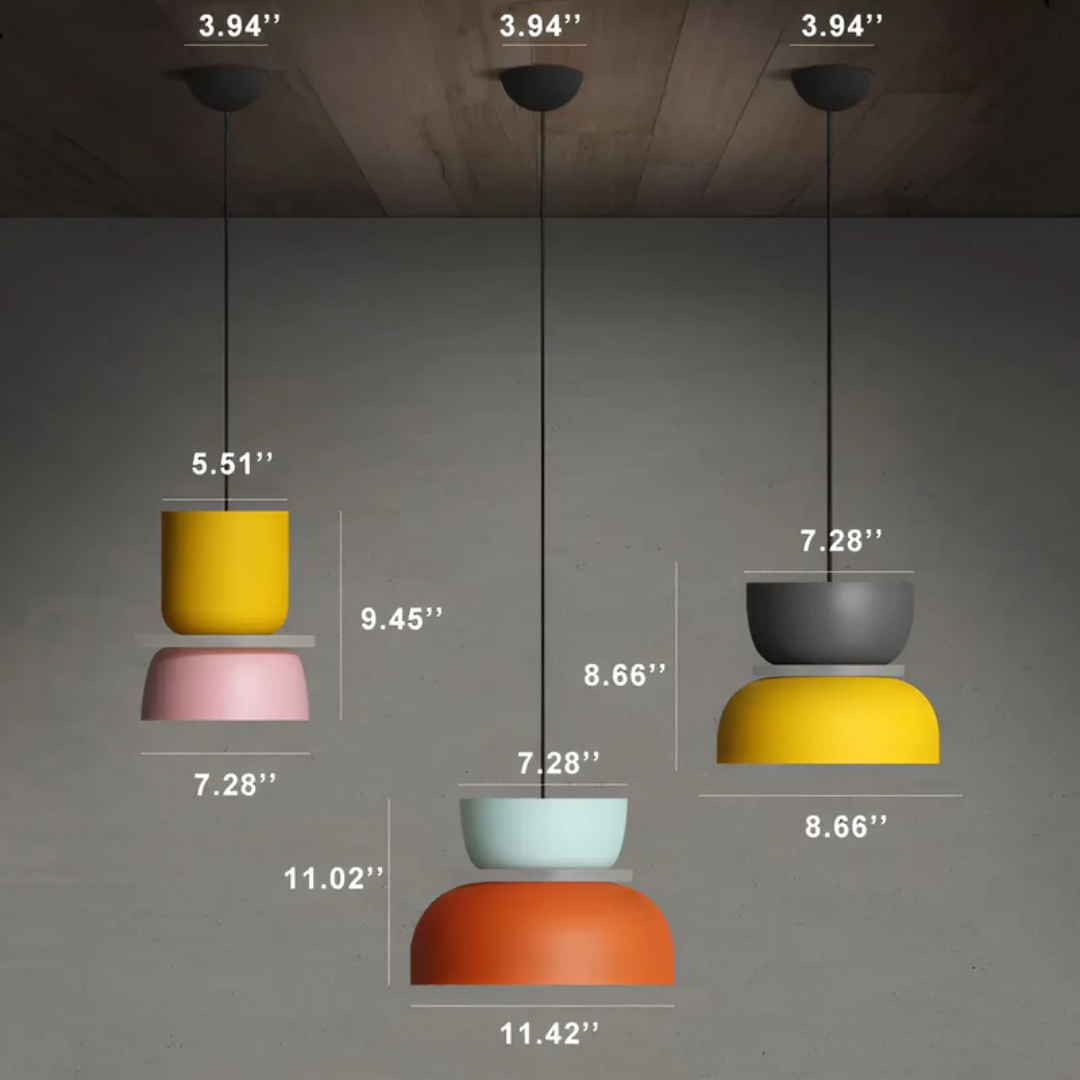 Färgglad LED Pendellampa – Stilfull & Energieffektiv