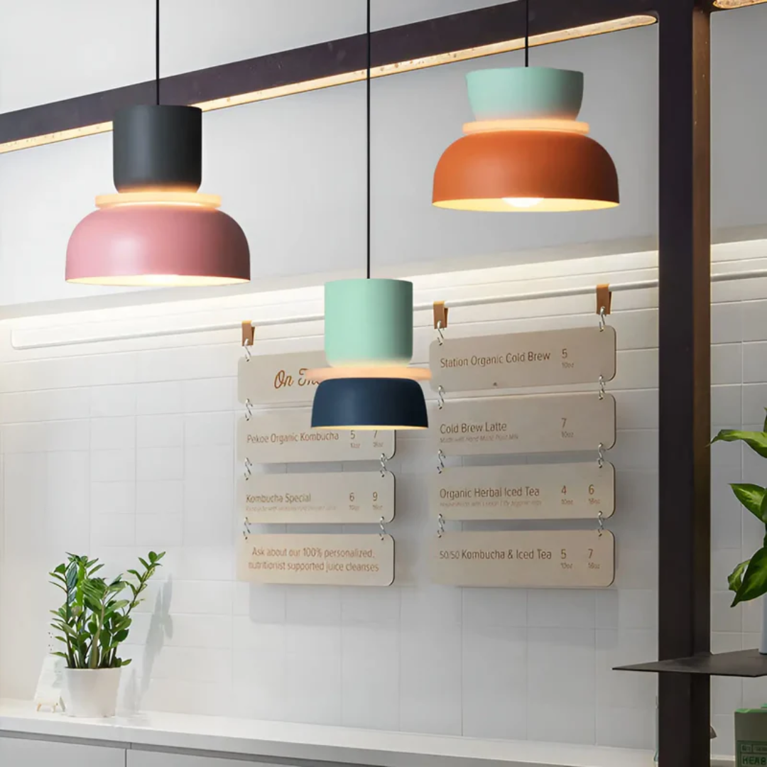 Färgglad LED Pendellampa – Stilfull & Energieffektiv