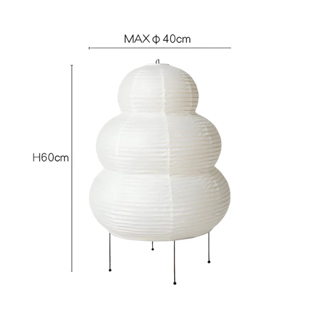 SereneAura Wabi-Sabi Golvlampa – Lugn & Stilfull
