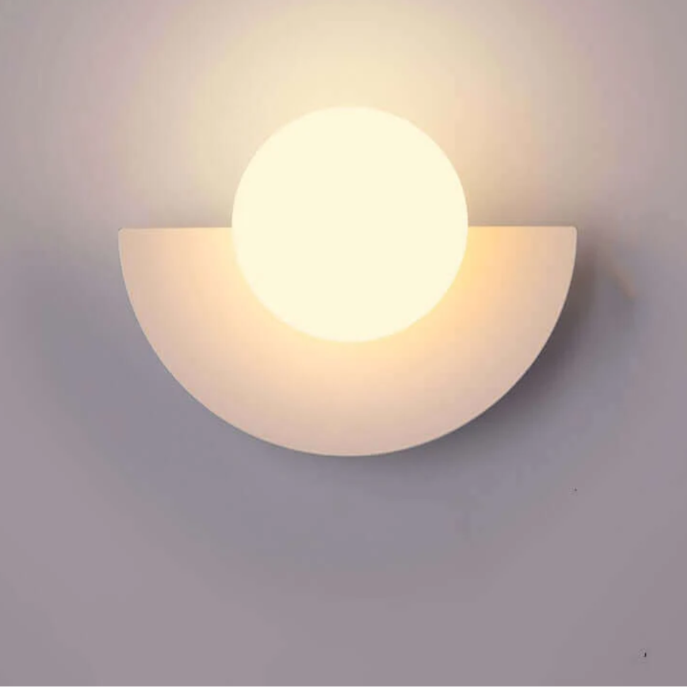 Modern Chic Halvmåne Vägglampa i Metall